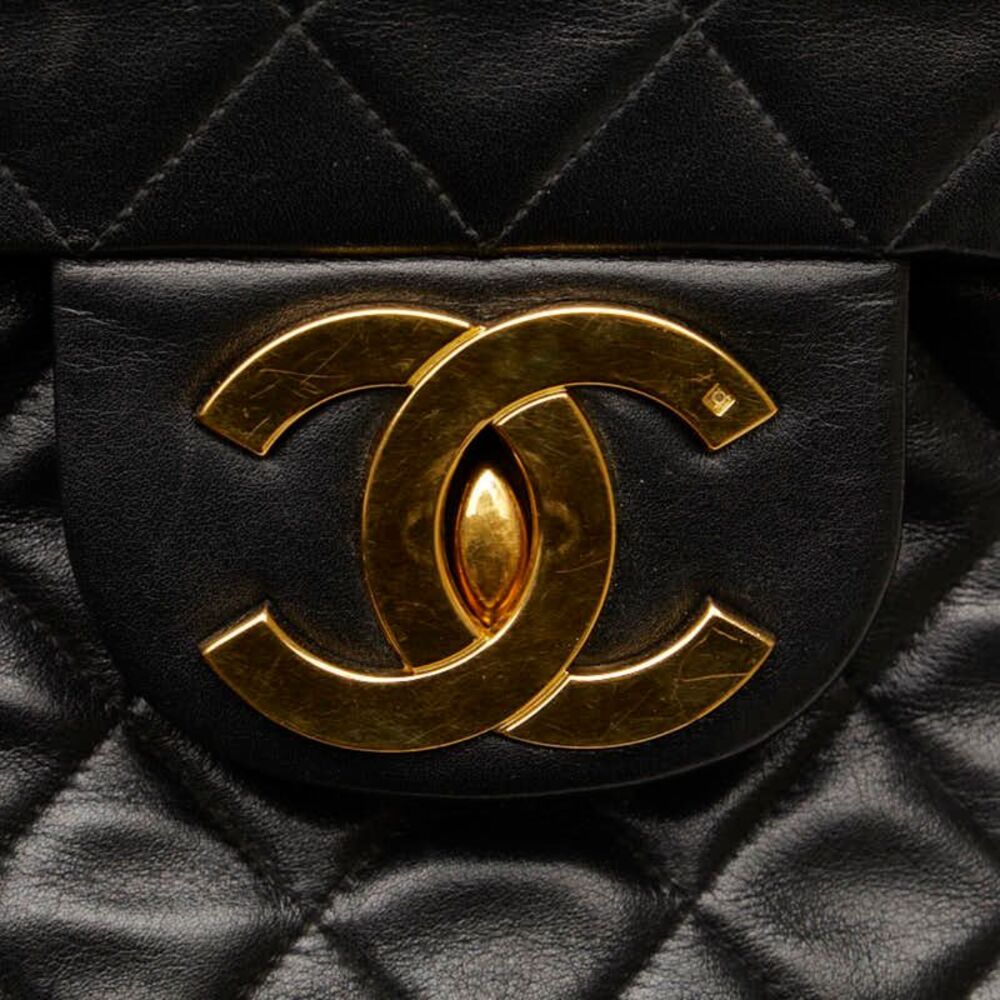 Chanel Timeless Black Leather Shoulder Bag (Pre-Owned) - Picture 11 of 12